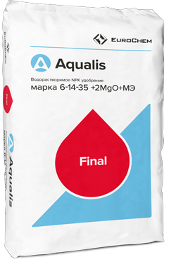 Aqualis® 6⁠-14⁠-35+2MgO+МЭ ақырғы маркасы